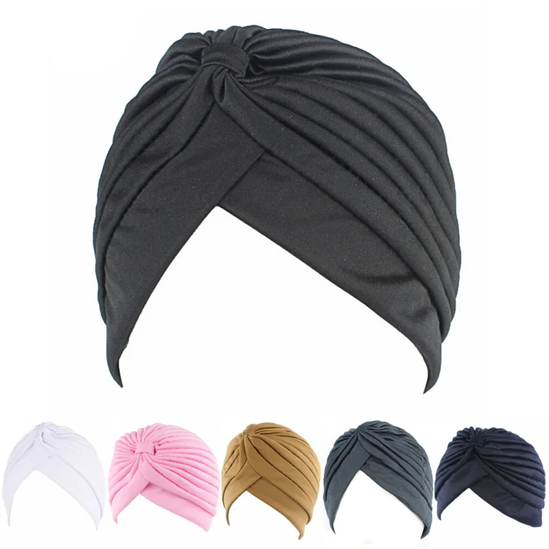 Top Trends: High Quality Indian Style Turban Hat Head Wrap Band Cap Men Women Stretchable Soft Hat Shoppable Styles