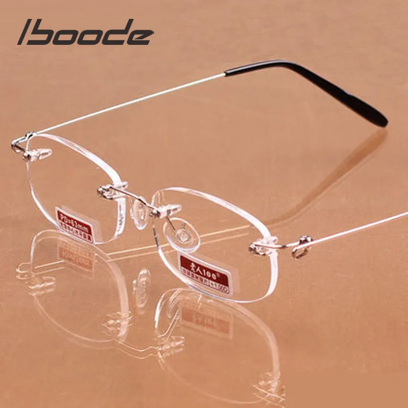 Top Trends: Iboode Unisex Reading Glasses Brand Rimless Presbyopia Eyeglasses For Women Men Resin Clear Lens Reading Eye Glasses + 1.0~4.0 Shoppable Styles