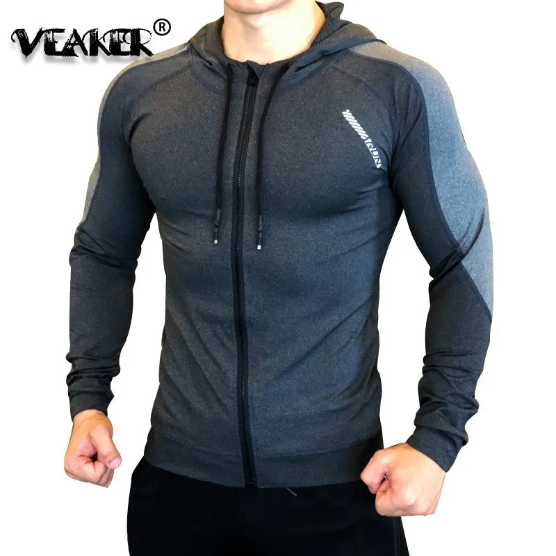 Top Trends: Gym Jacket Men Sports Coat Fitness Long Sleeve Running Elastic Tight Hoodies Zipper Slim Hiking Sweatshirts Male Jogging Jackets Shoppable Styles