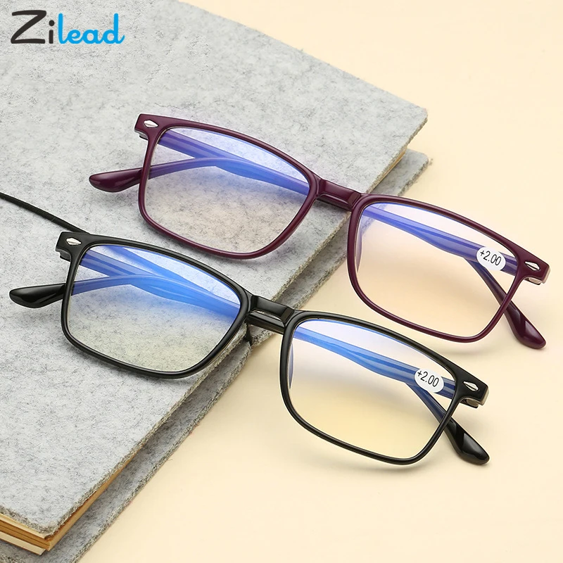 Top Trends: Zilead Anti Blue Ray Reading Glasses Ultralight Men Women Computer Reading Eyeglasses Presbyopia Parents Eyewear For Readers+ 1+ 4 Shoppable Styles