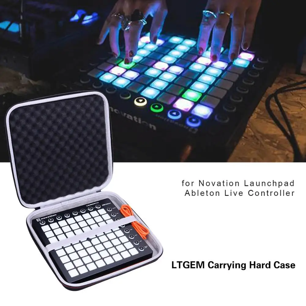 Top Trends: LTGEM EVA Black Waterproof Shockproof Carrying Hard Case For Novation Launchpad Ableton Controller Shoppable Styles