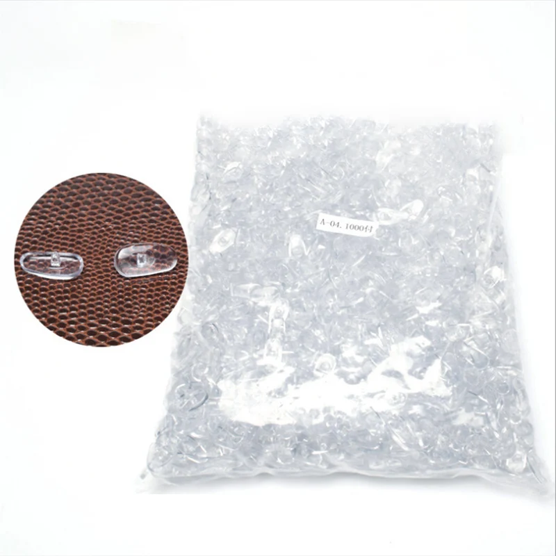 Top Trends: 50Pairs / lot PVC Nose Pads For Glasses Anti Allergy Oval Nose Pad For Frame Eyeglasses Nasal Bracket Eyewear Accessories Shoppable Styles - Image 2