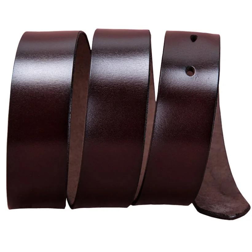 Top Trends: Fashion Genuine Leather Belts For Men Alloy Copper Pin Buckle Strap For Jeans High Quality Second Layer Cow Skin Belt Man Brown Shoppable Styles - Image 4