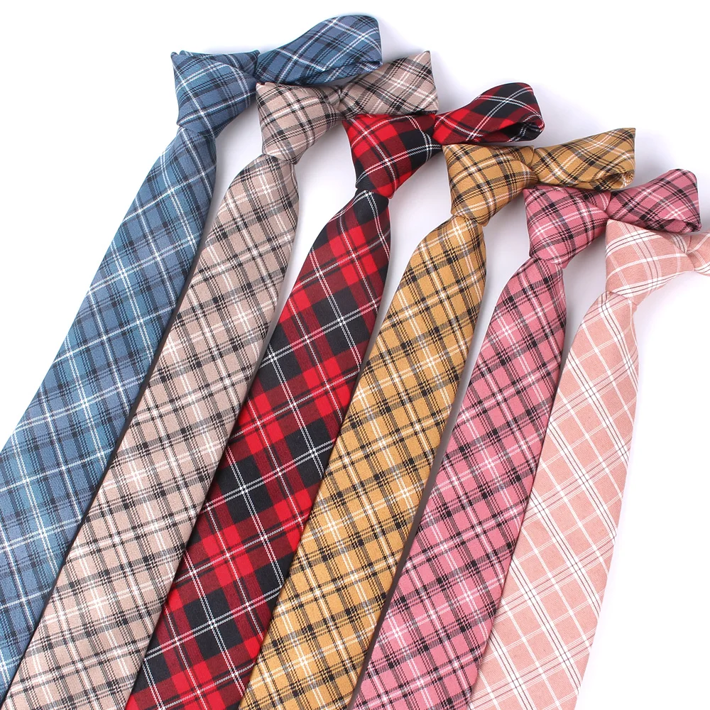 Top Trends: Red Plaid Ties For Men Skinny Men Neck Tie For Wedding Business Casual Check Neckties Classic Suits Slim Neck Ties Gravatas Shoppable Styles