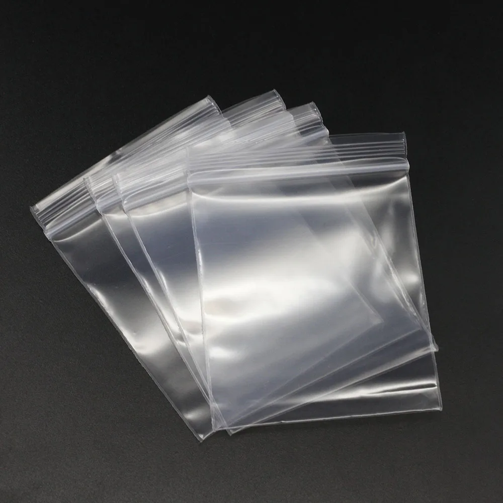 Top Trends: 1 Pack 4*6 / 5*7 / 6*8 / 7*10cm Bulk Thick Jewelry Packaging Zip Zipped Lock Reclosable Plastic Poly Clear Bags For DIY Stockpile Shoppable Styles