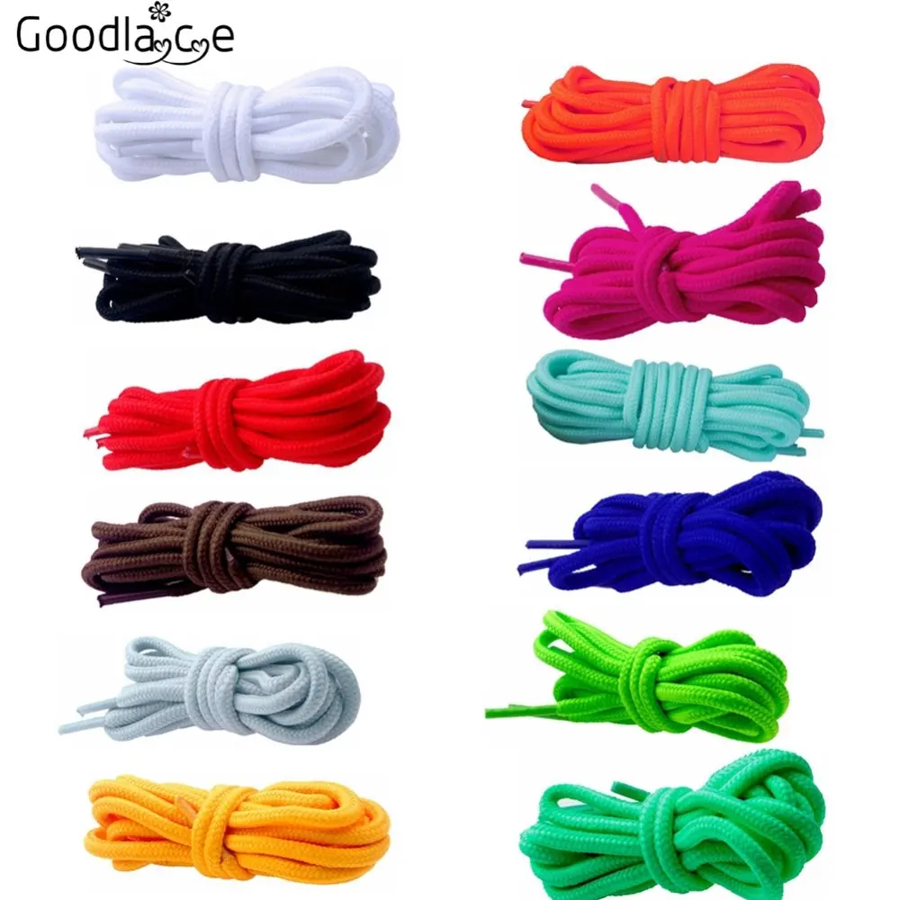 Top Trends: 23.5 Inch / 60cm Children Kids Round Shoelaces Shoestrings Shoelace Shoe Laces Cord Ropes 24 Colors Shoppable Styles