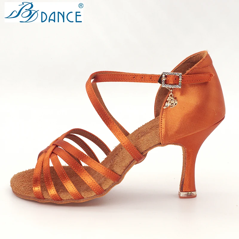 Top Trends: BDDANCE Latin Dance Shoes Authentic Lady Adult New High Heel Soft Bottom National Standard Practice Sandals Diamond Bayonet 216 Shoppable Styles