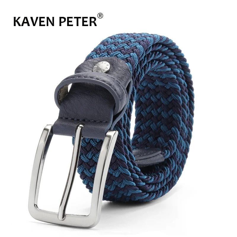 Top Trends: Men Elastic Belt Striped Women Stretch Belt For Unisex Knitted Braided Long Belt Extend 160 CM Belt Factory Directly Price Shoppable Styles