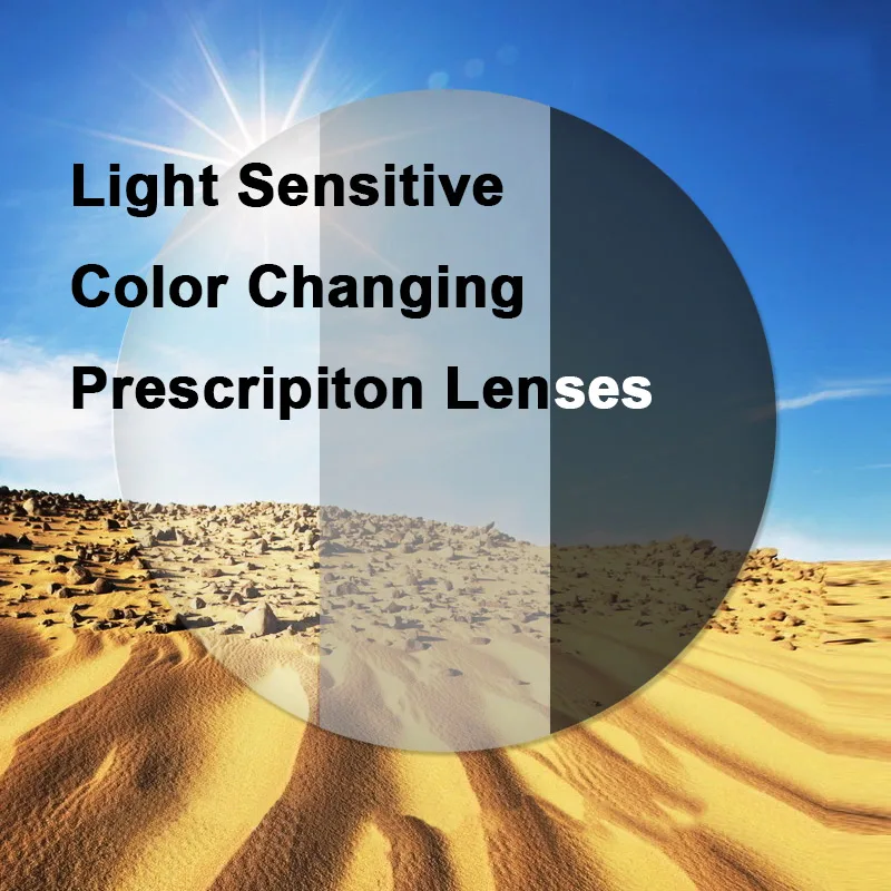 Top Trends: 1.61 Light-Sensitive Photochromic Single Vision Optical Prescription Lenses Fast And Deep Gray And Brown Color Changing Effect Shoppable Styles