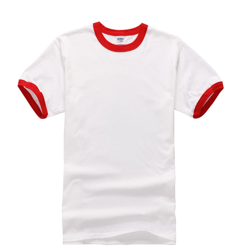 Top Trends: GILDAN New Style Rock Summer Men T Shirt Short Sleeve Tops Tees Casual White With Contrast Collor And Sleeves T Shirts For Men Shoppable Styles - Image 3