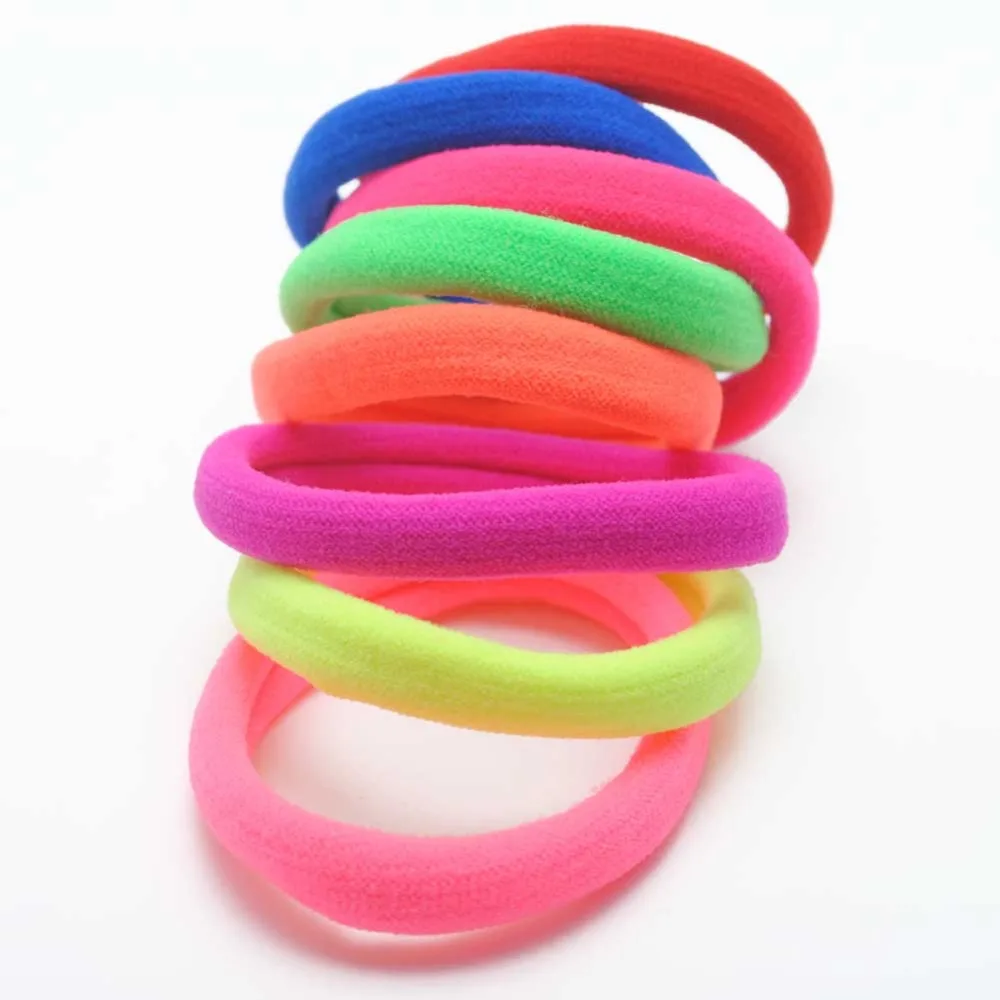 Top Trends: 12Pieces Women Elastic Hair Bands Seamless Tie Big Hair Scrunchies Heavy Hair Gum Hair Accessories Birthday Gift Hair Holder Shoppable Styles - Image 2