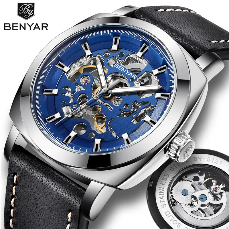 Top Trends: BENYAR Men&#039;s Watches Top Brand Luxury Business Automatic Mechanical Watch Men Waterproof Sport Wrist Watches Relogio Masculino Shoppable Styles