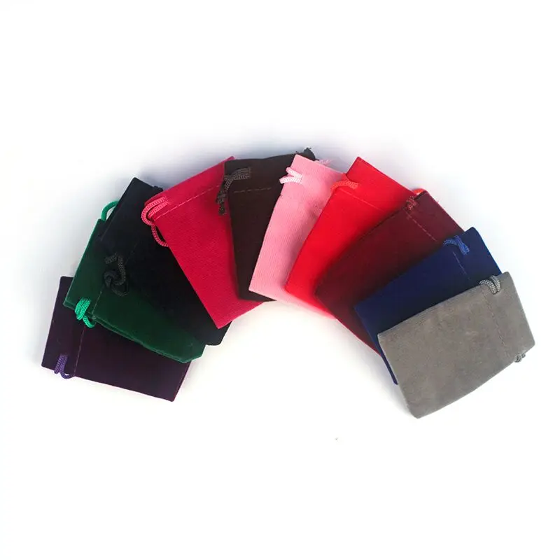 Top Trends: 50Pcs 5x7 Velvet Bag Drawstrings Pouches Small Size Jewelry Gift Display Packing Bags Shoppable Styles - Image 2