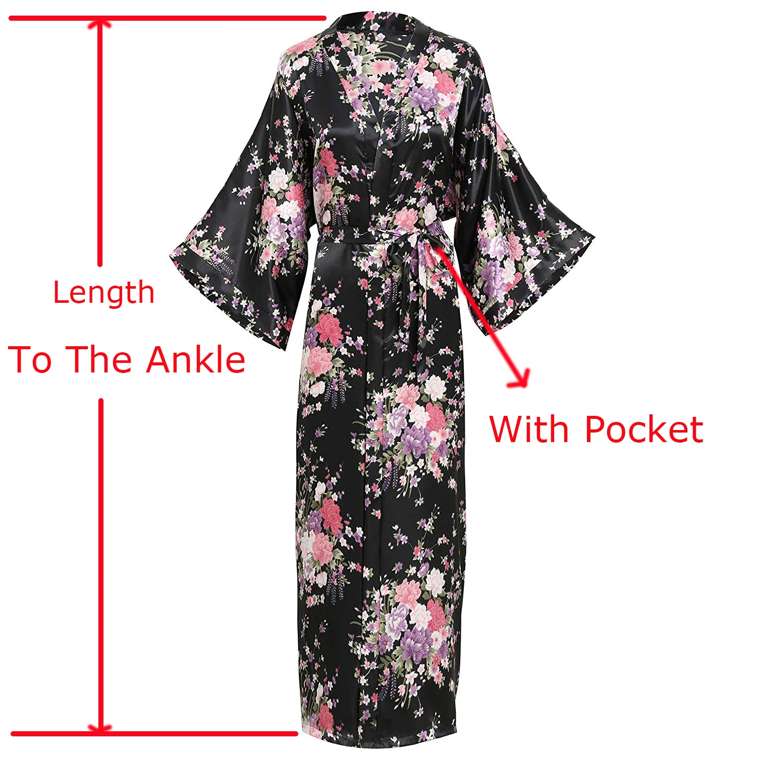 Top Trends: Plus Size Lady Long Robe Print Flower Kimono Bathrobe Casual Sleepwear Home Clothes Rayon Bride Bridesmaid Dressing Gown Shoppable Styles