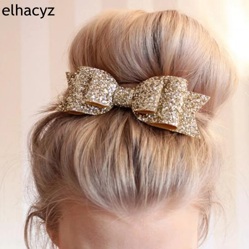 Top Trends: Pretty Hair Clips Girls Barrettes Popular Hair Bows School Fashion Boutique Women Hairgrip Kids Hair Accessories Glitter Hairpin Shoppable Styles