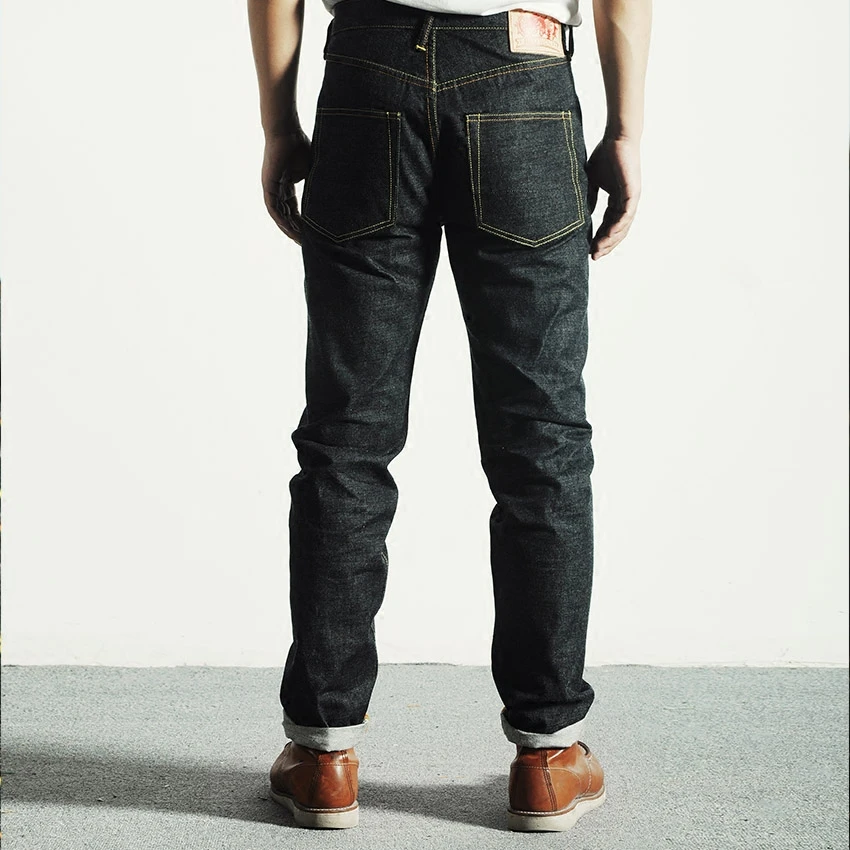 Top Trends: 2000T RedTornado Middle Weight Indigo Selvage Washed 14oz Pants Sanforised Thick Raw Denim Jean Shoppable Styles