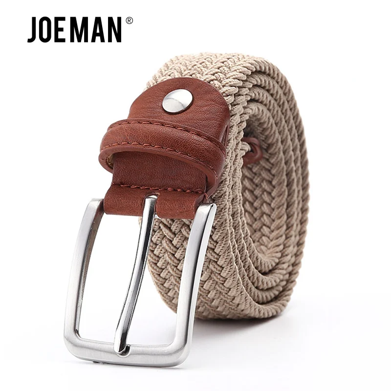 Top Trends: Men Elastic Belt Waistband Braided Style With Silver Buckle Stretch Belt Black Color Beige Color Blue Grey Navy Color Shoppable Styles