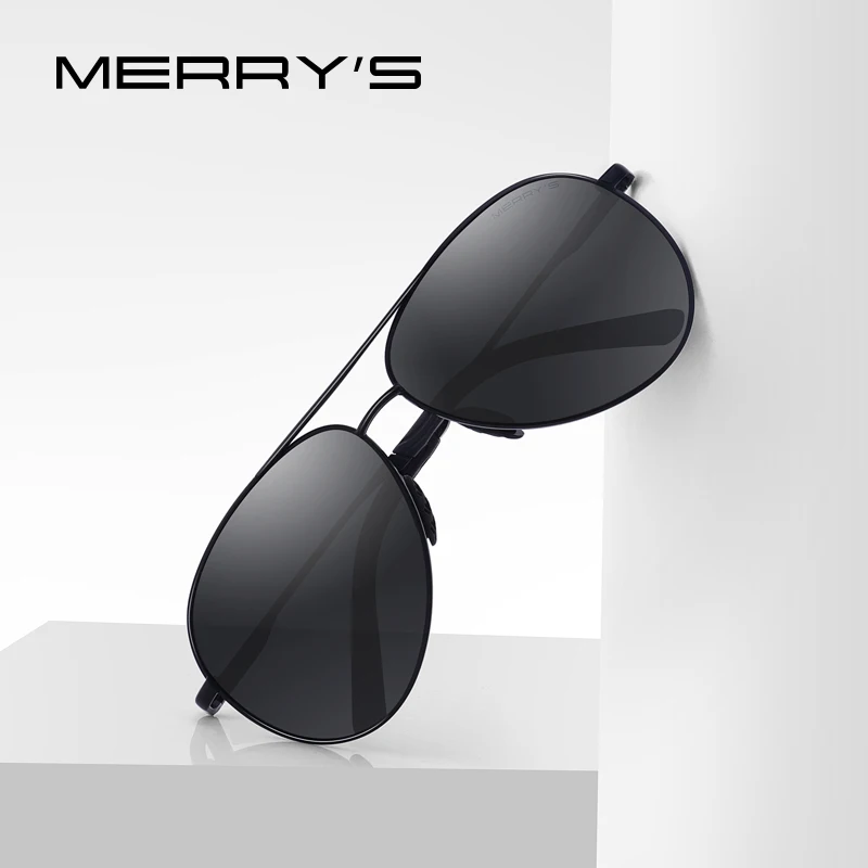 Top Trends: MERRYS DESIGN Men Classic Pilot Polarized Sunglasses Men Driving Shield Night Vision Sun Glasses UV400 Protection S8601 Shoppable Styles