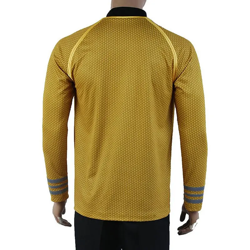 Top Trends: Startreks Costumes Cosplay ST Captain Kirk Gold Adult Men Cosplay Costumes For Halloween Shoppable Styles - Image 3