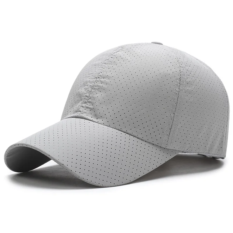 Top Trends: 1pcs Baseball Cap Men Women Summer Solid Thin Mesh Portable Quick Dry Breathable Sun Hat Golf Tennis Running Hiking Camping Shoppable Styles