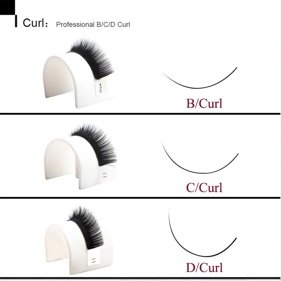 Top Trends: All Size Individual Eyelash Extension BCD Curl High Quality False Mink Lash Classical False Eyelash Extension Cilia Shoppable Styles - Image 4