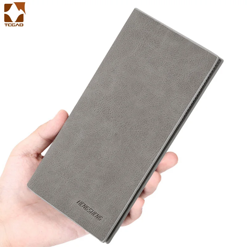 Top Trends: Men&#039;s Wallet Thin Slim Wallet Leather Long Male Clutch Mens Wallets Coin Hand Purse Pocket Cartera Hombre Billetera Hombre 2024 Shoppable Styles