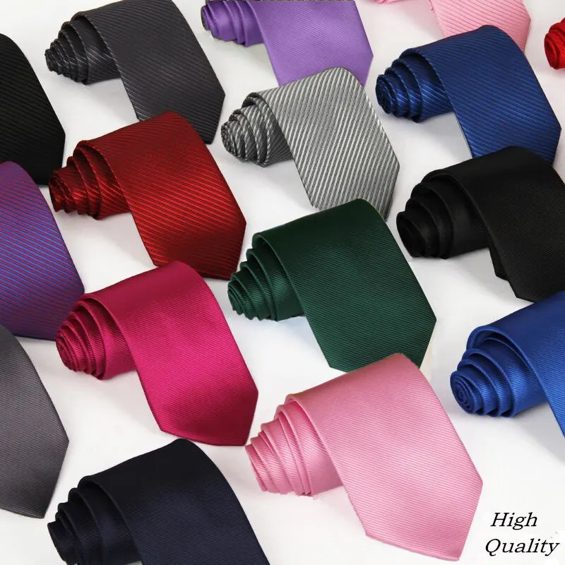 Top Trends: 8CM Neck Green Ties For Men Silver Tie Solid Black Corbatas Para Hombre De Gravata Slim Wedding Necktie Accessories Rose Shoppable Styles