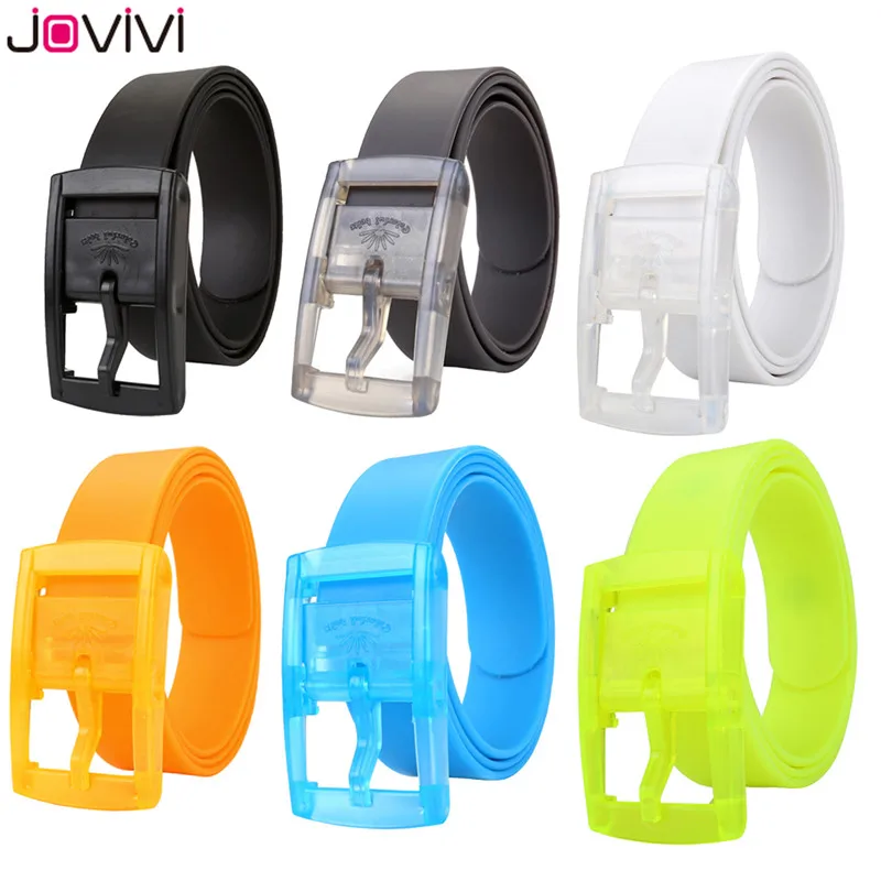 Top Trends: Jovivi Unisex Rubber Golf Pants Belts For Men Adjustable Cut-to-fit Waterproof Plastic Prevent Allergy Belt Fashionable Belt Shoppable Styles