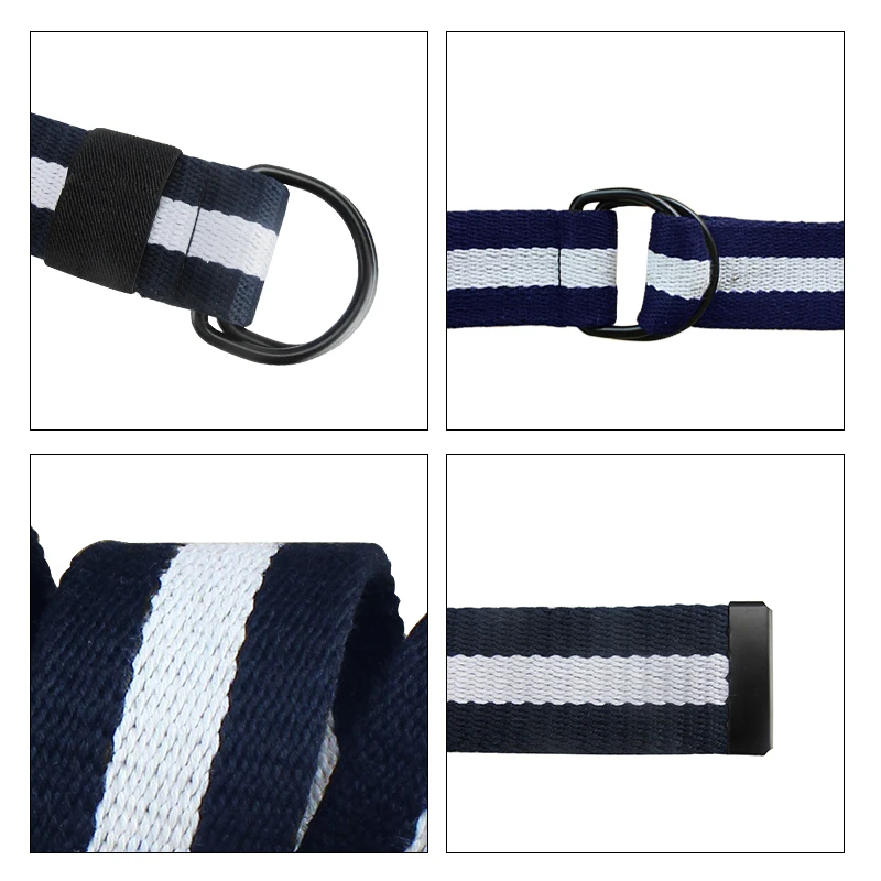 Top Trends: MaiKun Canvas Belts For Men Double Ring Metal Buckle Belts Male Tactical Strap For Jeans Shoppable Styles - Image 5