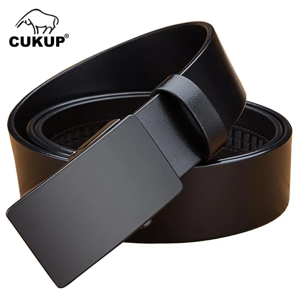 Top Trends: CUKUP 2022 Men&#039;s New Cow Leather Luxury Automatic Belt Buckle Mens Dress Belts For Jeans Formal Casual Accessories Men NCK649 Shoppable Styles