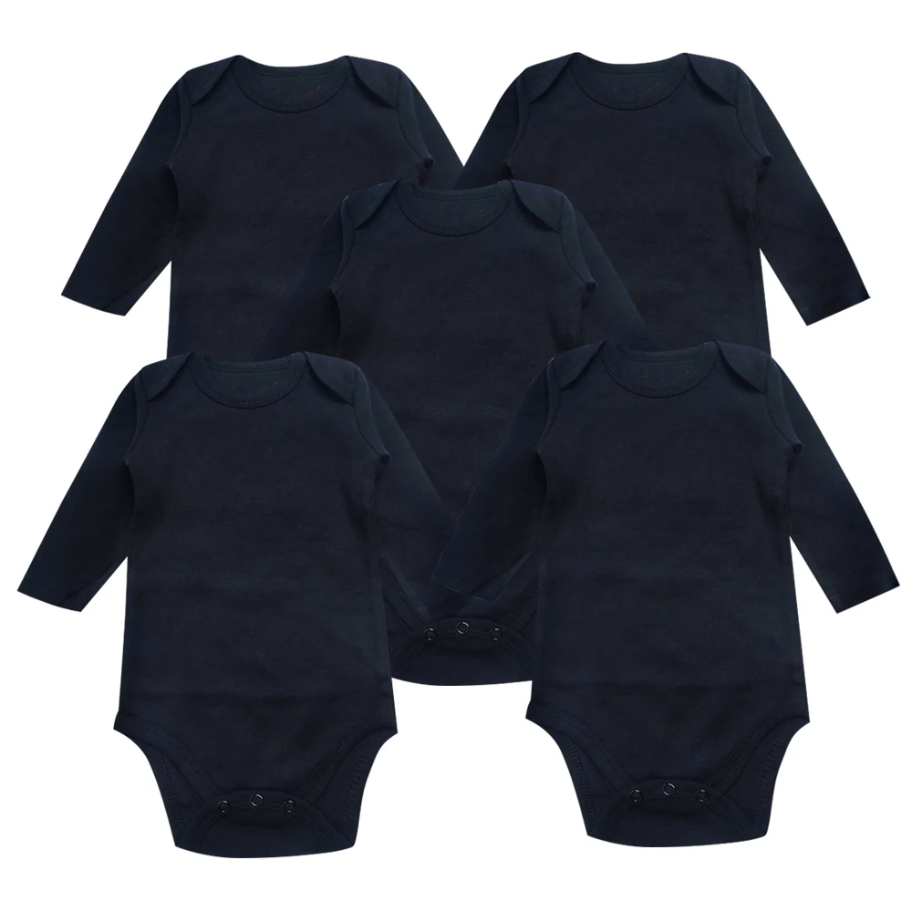 Top Trends: Baby Bodysuit Newborn Babies Clothes Long Sleeve Black Unisex Muslim 0-24 Months Infant Clothing Shoppable Styles