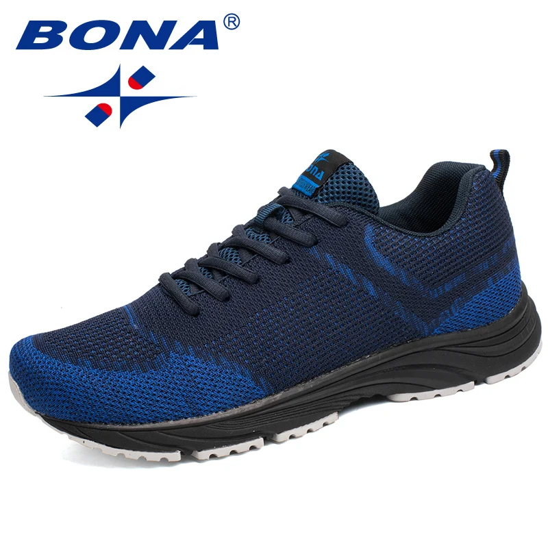 Top Trends: BONA New Arrival Popular Style Men Running Shoes Outdoor Walking Comfortable Sneakers Lace Up Athletic Shoes For Men Shoppable Styles