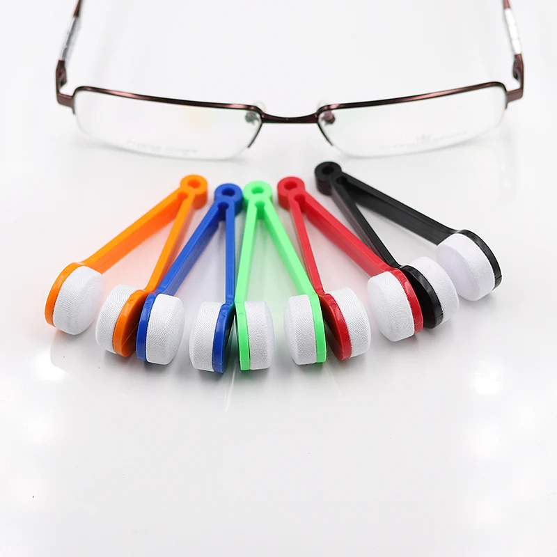 Top Trends: COLOUR MAX 3pcs Glasses Microfiber Cleaner Brush Wiper Eyeglass Sunglasses Shoppable Styles