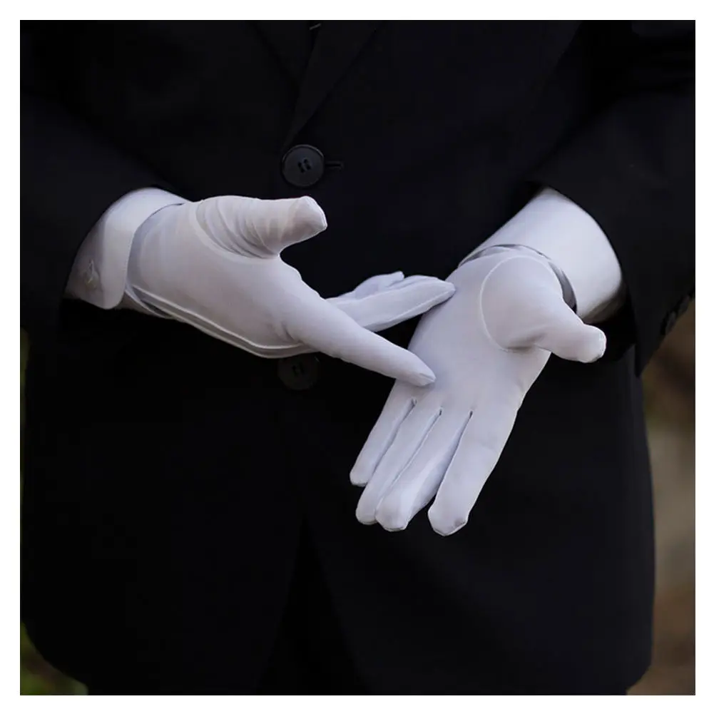 Top Trends: New White Formal Gloves Tactical Gloves Red Wine Bottle Tuxedo Honor Guard Parade Santa Men Inspection Winter Gloves 1Pair Shoppable Styles