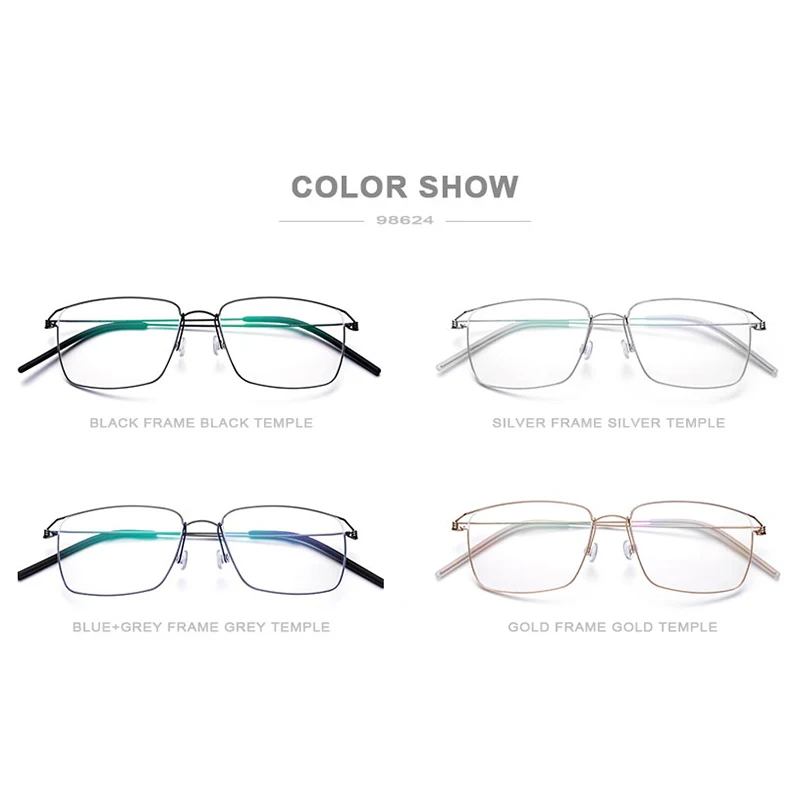 Top Trends: FONEX Titanium Alloy Glasses Frame Men Prescription Eyeglasses New Women Myopia Optical Korean Morten Screwless Eyewear 98624 Shoppable Styles - Image 6