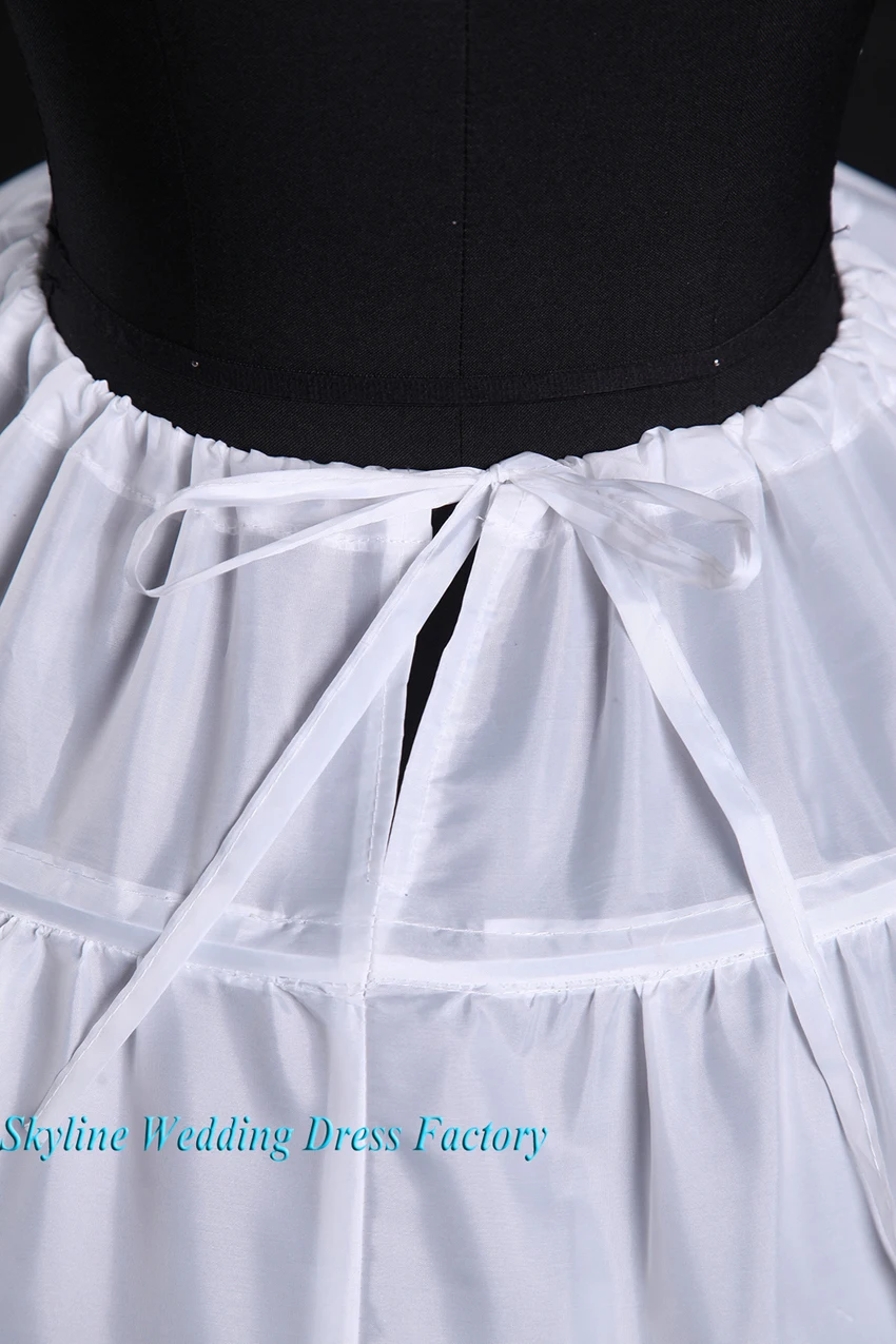 Top Trends: Fast Shipping Hot Sale 6 Hoops Crinoline Underskirt Or Petticoat For Wedding Dress Bridal Gown Plus Size 65cm-110cm Shoppable Styles - Image 6