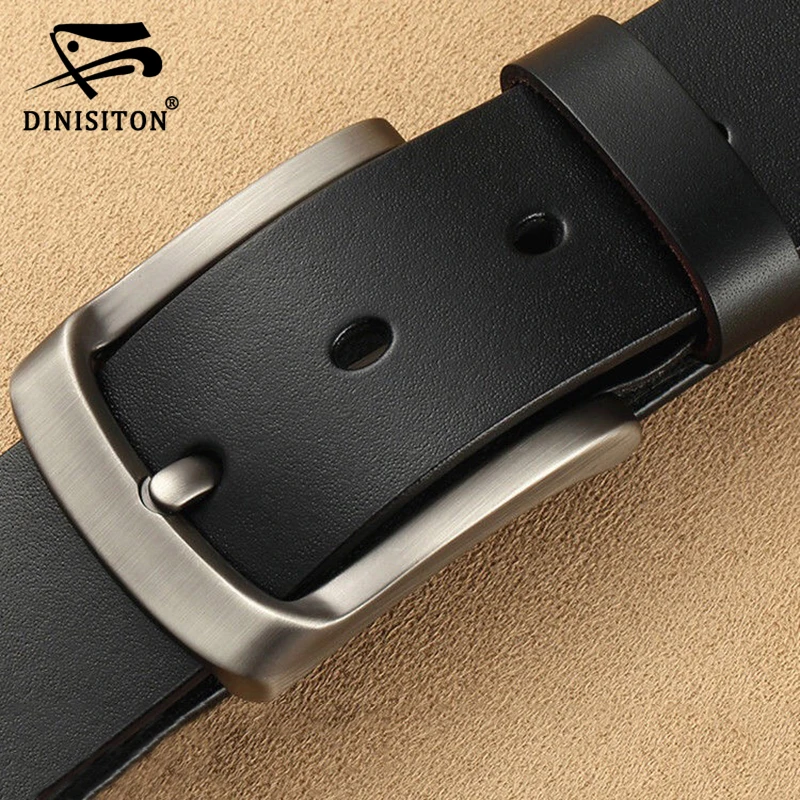 Top Trends: DINISITON Men's Genuine Leather Belt Luxury Brand Belts For Mens High Quality Cowhide Male Strap Hot Cummerbunds Ceinture Homme Shoppable Styles