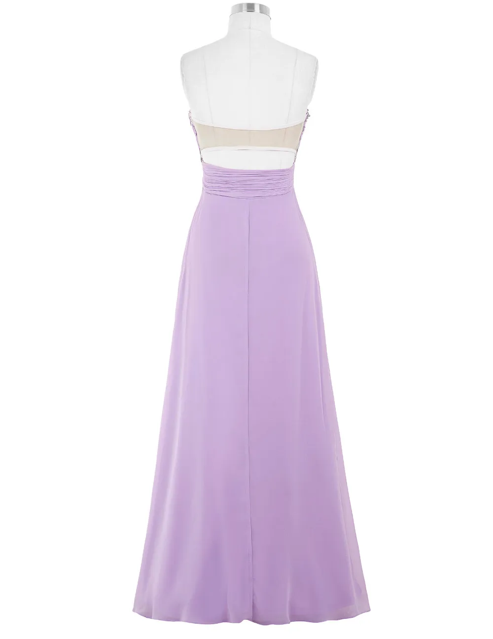 Lavender Green Royal Blue Long Chiffon Bridesmaid Dress 3 Lavender Green Royal Blue Long Chiffon Bridesmaid Dress 3