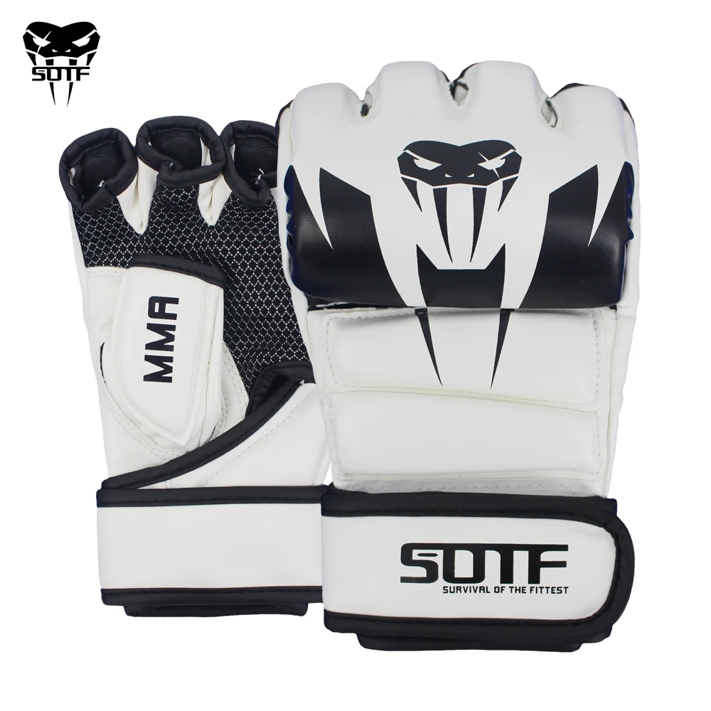 Top Trends: SOTF White MMA Venomous Snake Multicolor Boxing Gloves MMA Gloves Tiger Muay Thai Muay Thai Boxing Fight Glove Sanda Pads Box Shoppable Styles