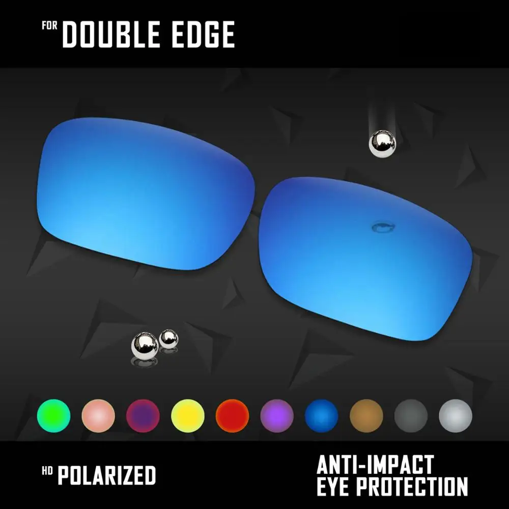 Top Trends: OOWLIT Lenses Replacements For Oakley Double Edge Sunglasses Polarized - Multi Colors Shoppable Styles