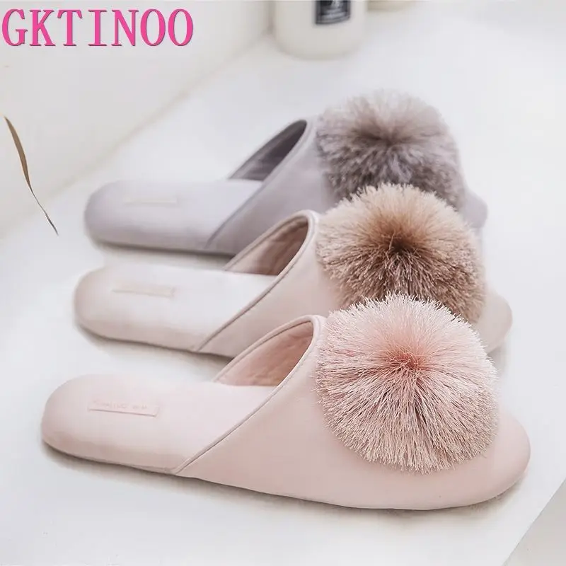 Top Trends: GKTINOO Cute Women Slippers Home Indoor Women House Shoes Summer Ladies Slides Shoppable Styles