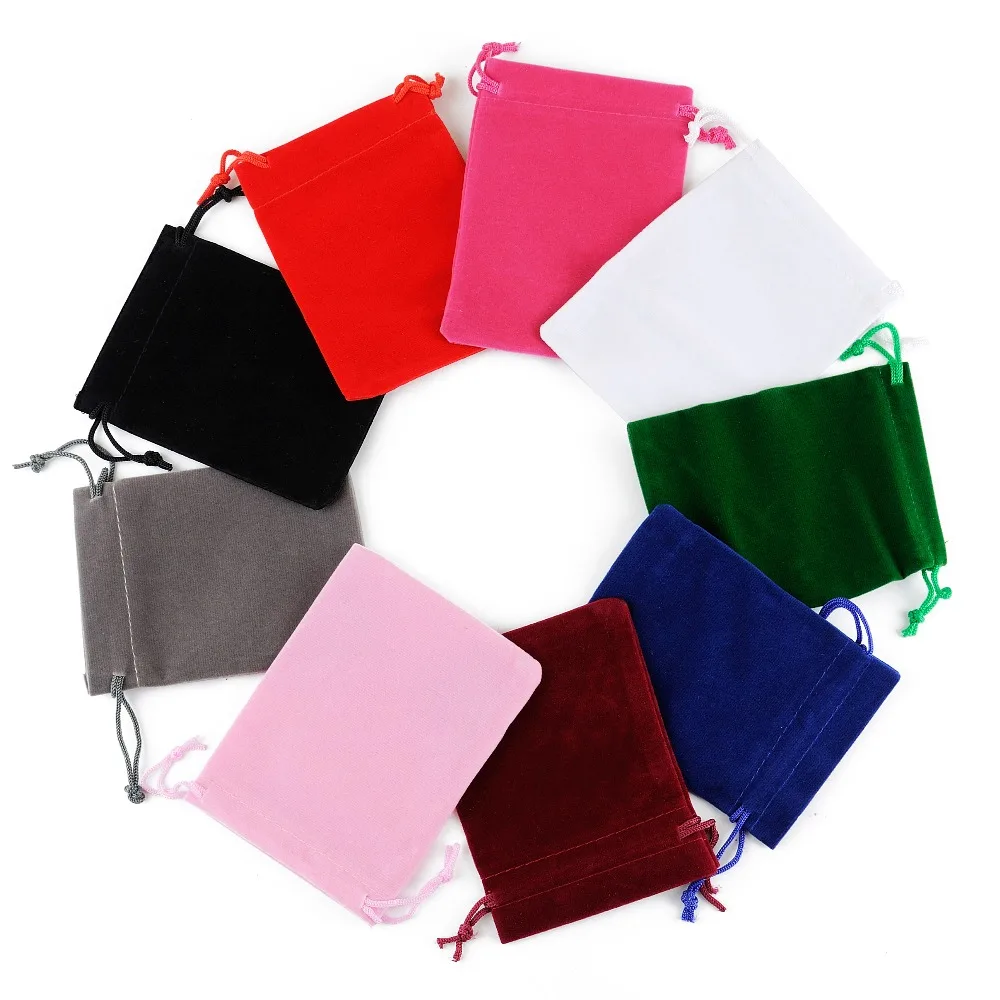 Top Trends: 50Pcs 5x7 Velvet Bag Drawstrings Pouches Small Size Jewelry Gift Display Packing Bags Shoppable Styles