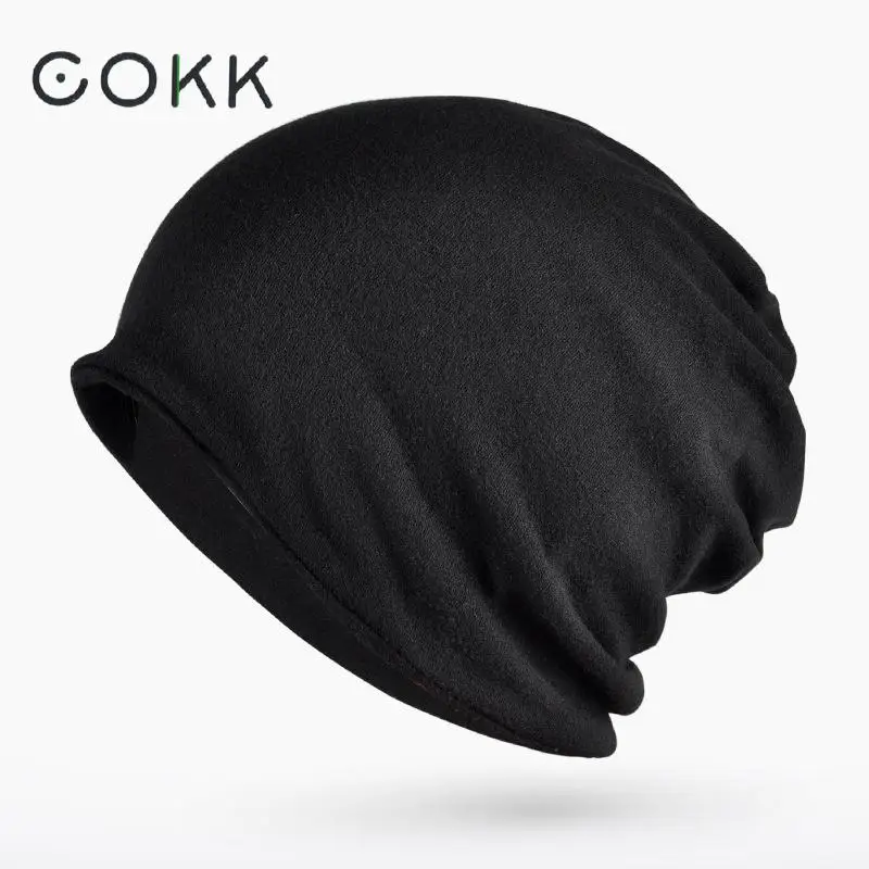 Top Trends: COKK Beanie Stocking Hat Male Winter Hats For Women Men Unisex Knitted Cap Mens Skullies Beanies Warm Turban Hat Female Bonnet Shoppable Styles