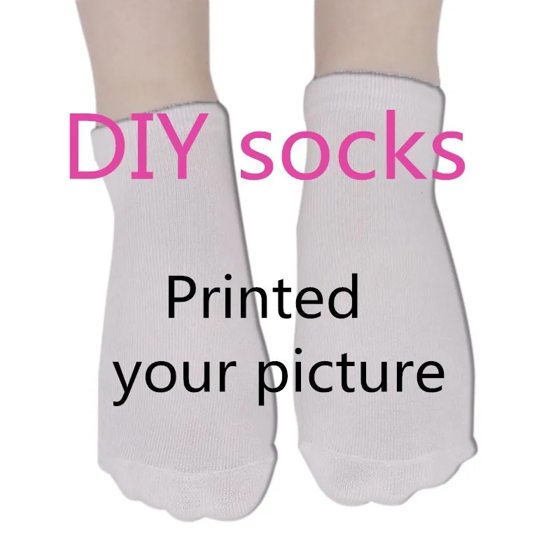 Top Trends: Factory Personalized Custom Made Socks 3D Printed Men / Women Cotton Short Socks DIY Custom Design Funny Casual Low Ankle Socks Shoppable Styles