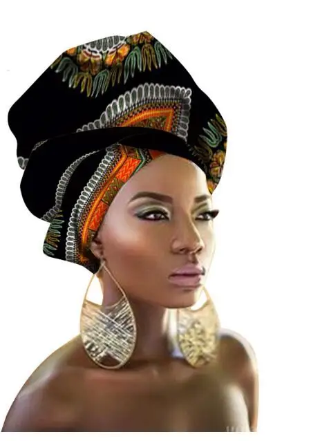 Top Trends: 2022 New Style Design Headscarf Long Head Scarf Headcover Women Turban Shawl Warp Hair African Headwrap Q039 *new* Shoppable Styles