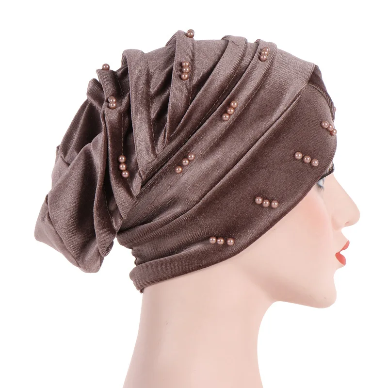 Top Trends: New Woman Hijabs Turban Head Cap Hat Beanie Ladies Hair Accessories Muslim Scarf Cap Hair Loss Shoppable Styles - Image 4