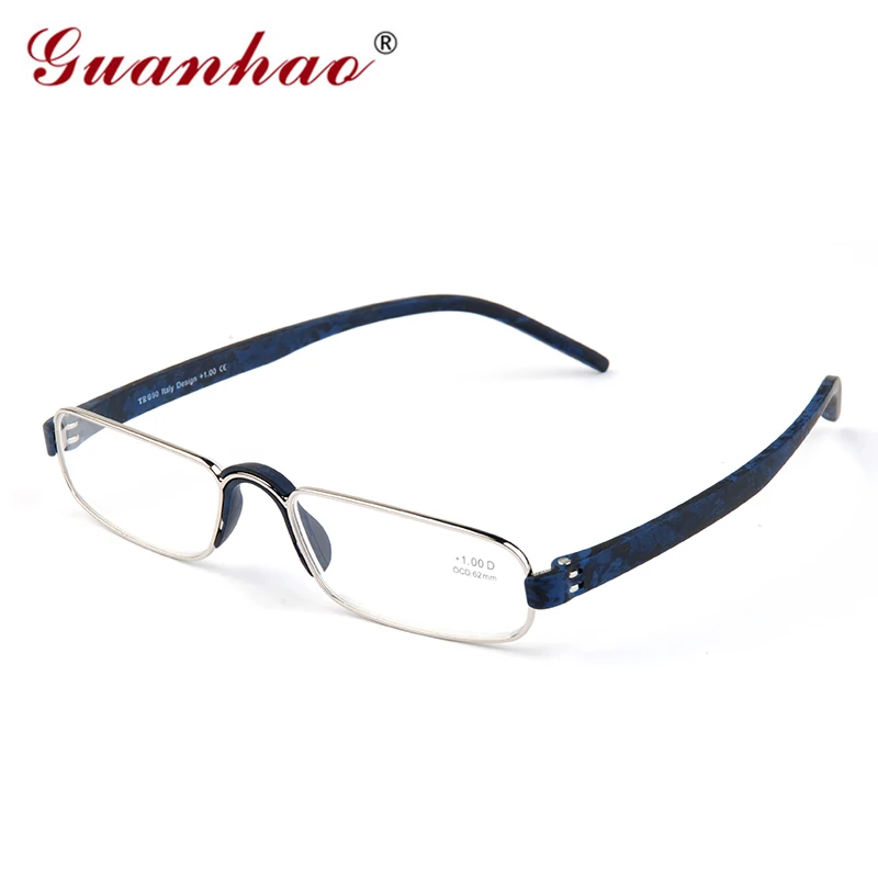 Top Trends: Guanhao Transparent Optical Reading Glasses Clear Man Women Presbyopia Hyperopia Reading Glasses Frame Alloy Ultralight HD View Shoppable Styles