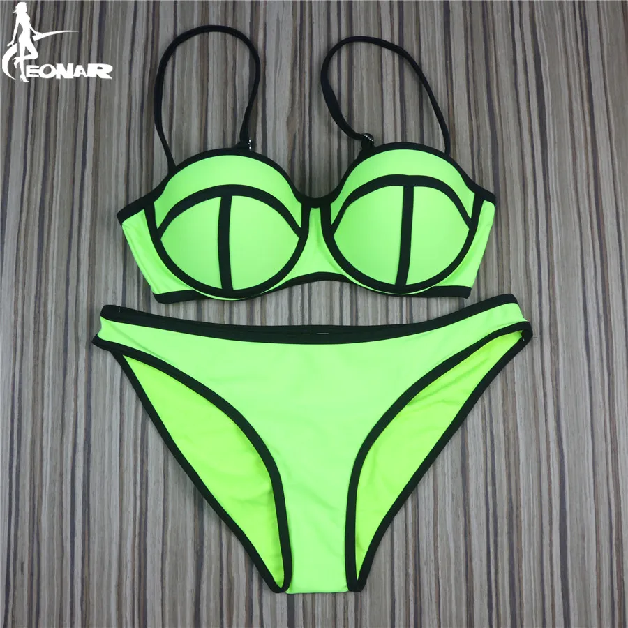 Top Trends: High Grade Nylon Bikinis 2022 Swimwear Women Bandage Swimsuits Brazilian Push Up Bikini Set Bathing Suits Biquini Beach Wear Shoppable Styles