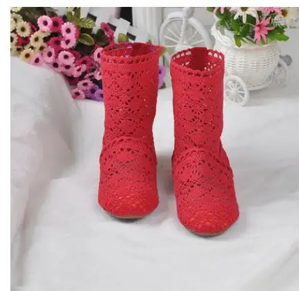 Top Trends: Classic Spring Summer Girls Breathable BOOTS Cut-Outs Fashion Shoes Knitted Hollow Line Gauze Boots Girls Children Short Boots Shoppable Styles