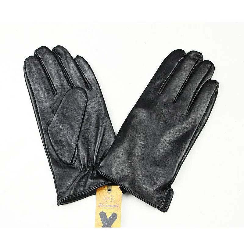 Top Trends: Leather Gloves Men's Sheepskin Single Layer Unlined Thin Spring And Autumn Outdoor Motorcycle Riding Driver Driving Gloves Shoppable Styles - Image 2